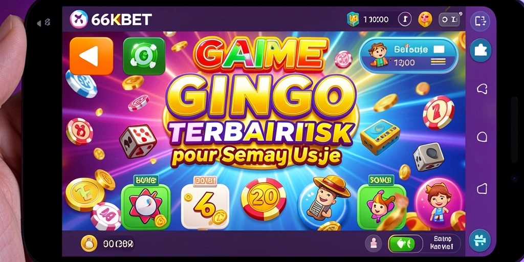 Tampilan gameplay seru di 66KBET dengan suasana Bingo yang mengasyikkan.