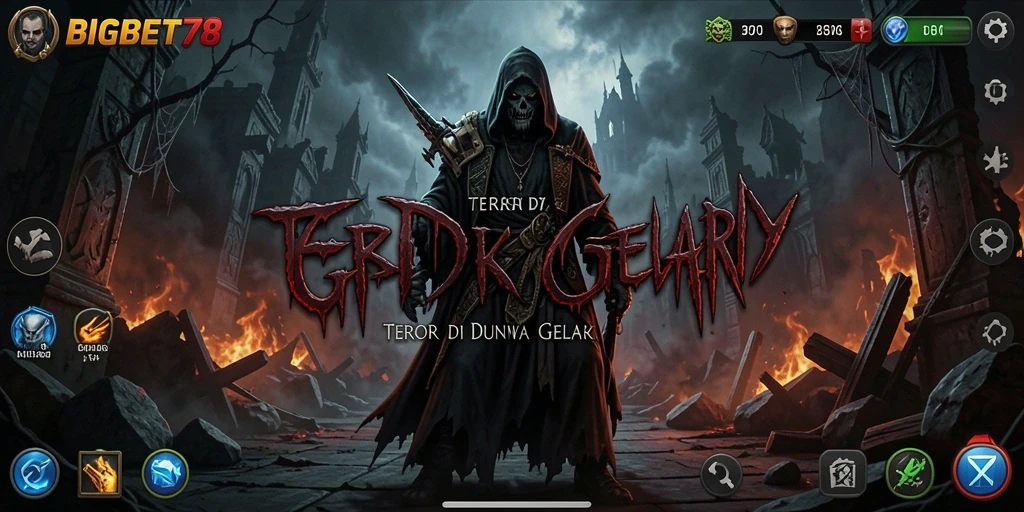 Gameplay menakutkan dengan atmosfer horor yang kuat di BIGBET78.