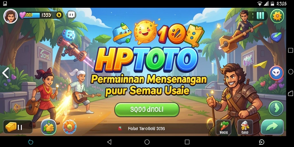 Tampilan gameplay HPTOTO yang menarik dan seru.