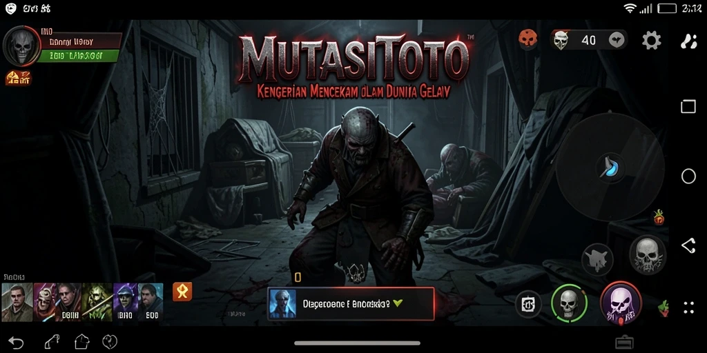 Gameplay seram dalam kegelapan penuh misteri.