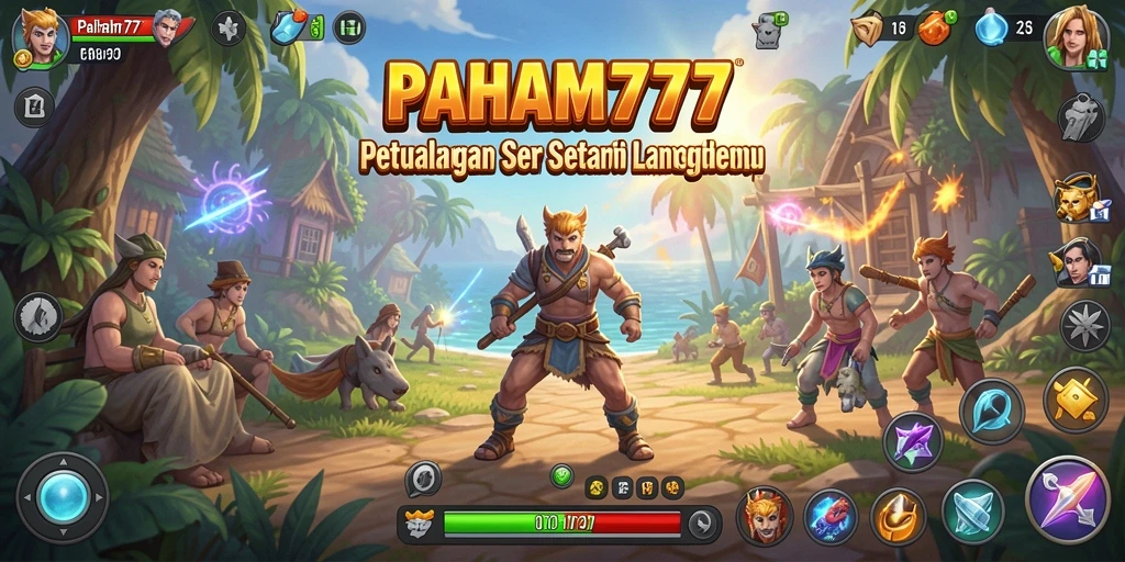 Tampilan gameplay seru dalam game petualangan PAHAM777.