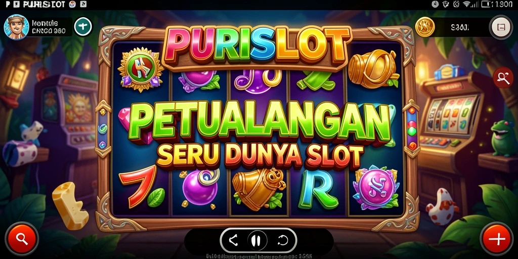 Screenshot gameplay <strong>PURISLOT</strong> yang menunjukkan petualangan seru di dunia slot.