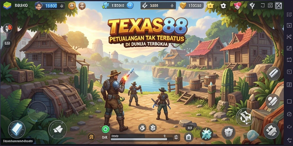 Tampilan gameplay yang menakjubkan dalam dunia terbuka TEXAS88.